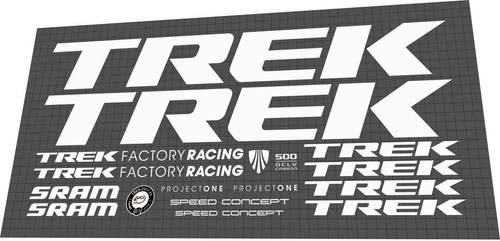 Set decalcomanie trek speed - trek,
