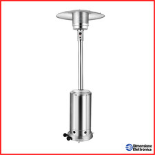 Stufa a Gas Bombola gpl da Esterno Riscaldatore Fungo zephir ZGS150s Patio 13Kw