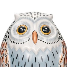 Kutani Oggetto Gufo Figurina