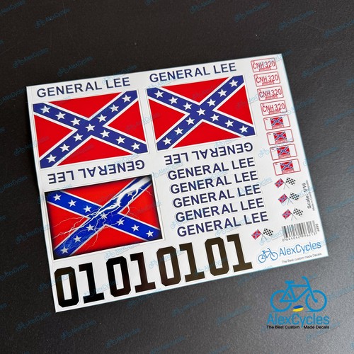 Set adesivi general lee 16 - adesivi, 1/16