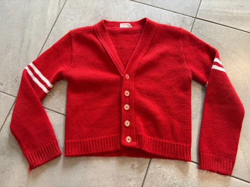 Cardigan letterman rosso - letterman,