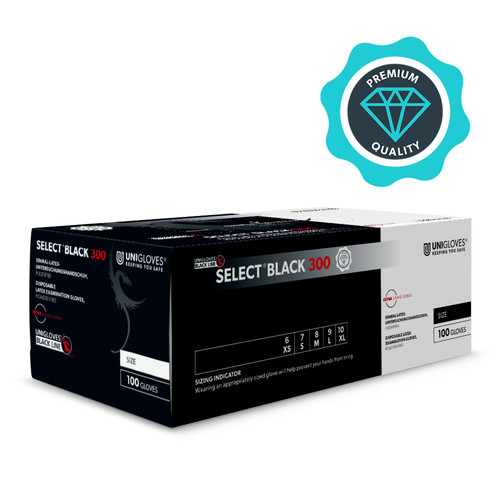 Guanti lattice neri select - guanti,