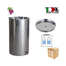 CONTENITORE INOX PER VINO 400