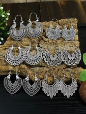 6 Paia Orecchini Argento India