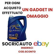 5 Litri Olio Motore  Mannol Classic 10w40 Olio Idro-Sintetico + Ester Technology