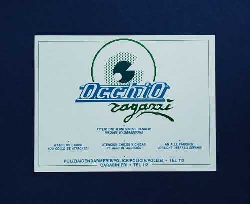 Volantino occhio ragazzi - volantino, "occhio