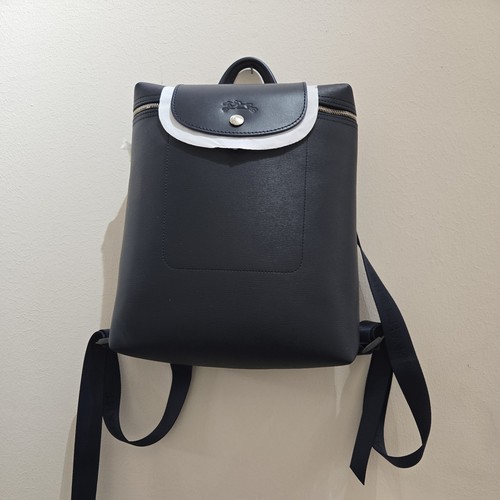 Zaino longchamp pelle blu - longchamp,