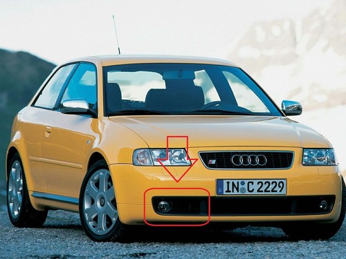 Griglia paraurti audi - paraurti, (s3)