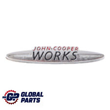 Emblema JCW Mini Cooper S John Cooper Works Logo Rivestimento del Bagagliaio