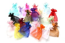 100 Sacchetti Organza 7 * 9cm