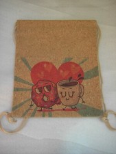 BORSA SACCA ZAINO IN SUGHERO