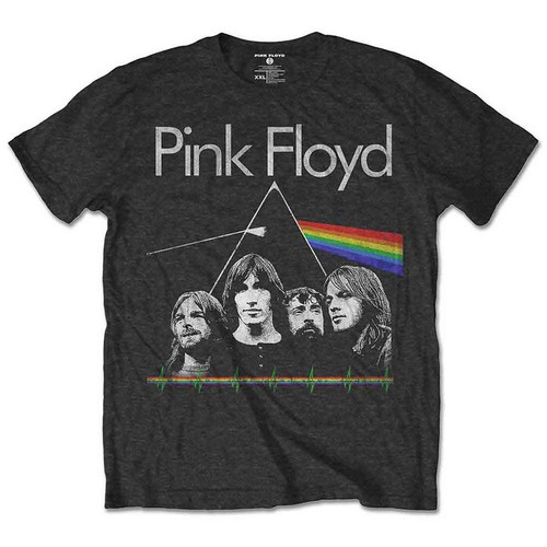 Shirt pink floyd dsotm band - t-shirt,