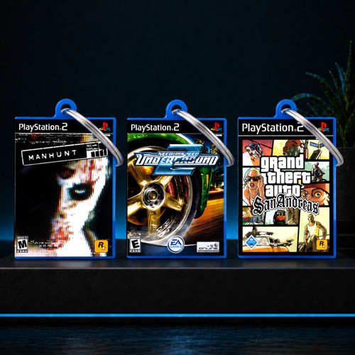Ps2 mini game - ps2, portachiavi