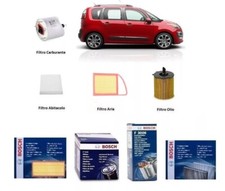 Kit Filtri Tagliando Bosch per Citroen C3 Picasso 1.6 HDi 68 Kw 92 Hp