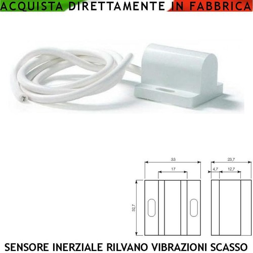 Sensore vibrazioni antifurto - sensore,