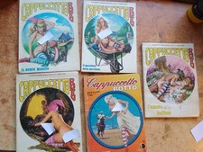 RARO FUMETTO VINTAGE : CAPPUCCETTO  ROTTO  :  BLOCCO DI 5 ALBI (N. 14, 15,17,19