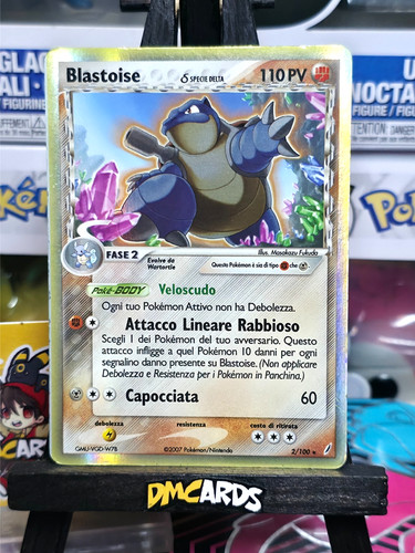 Pokemon blastoise delta 100 - pokemon,