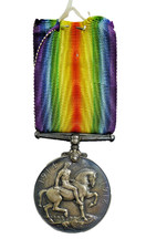 MEDAGLIA MILITARE PRIMA GUERRA MONDIALE WW1 INGLESE NOMINALE ARGENTO INGHILTERRA