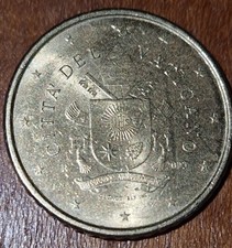 Moneta da 50 centesimi della citta' del Vaticano 2023