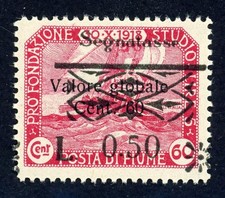 Fiume - 1921 - Segnatasse -