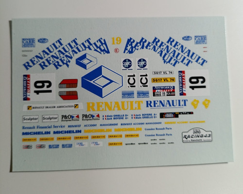 Decals renault clio maxi - decals,