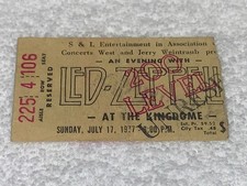 LED ZEPPELIN BIGLIETTO