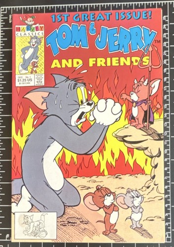 Harvey comics tom jerry and - tom,