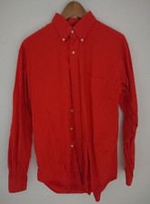 ALBERTO ASPESI CAMICIA UOMO ELEGANTE CASUAL MANICA LUNGA COTONE ROSSO TAGLIA L