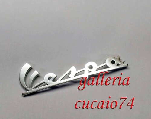 Scritta vespa cromata in - cromata,