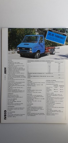 Iveco daily 10 - 35.10, turbo