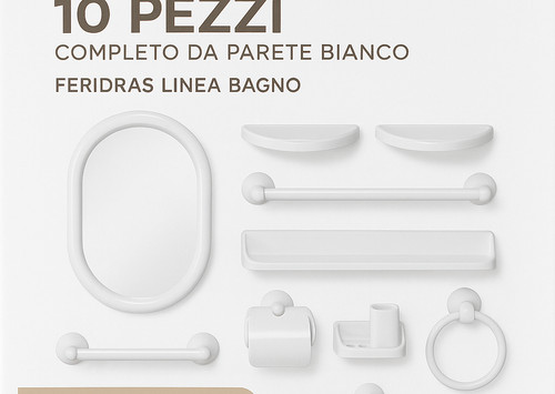 Set bagno pezzi completo - bagno,