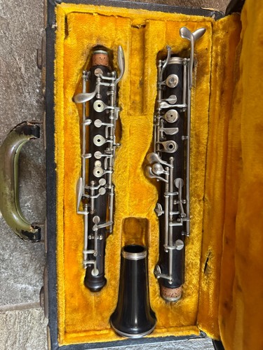 Linton brand wooden oboe - brand,