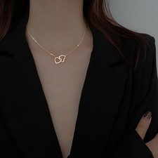 Collana doppio anello a forma