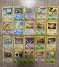 Lotto 20 Carte Pokemon Vintage