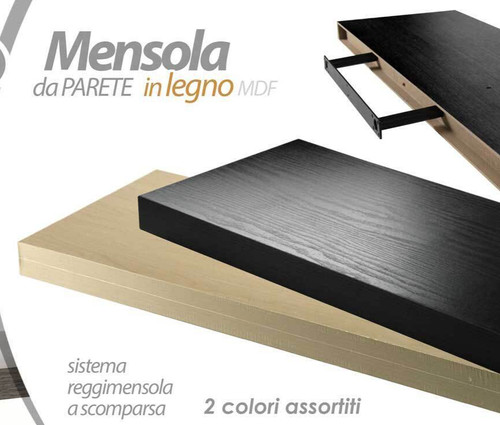 Mensola parete pensile - mensola, da