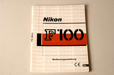 Nikon F 100  Manuale Istruzioni Tedesco. (Originale)