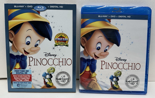 Pinocchio blu ray and dvd - blu-ray, 1940
