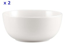 Set 2 Ciotole Superwhite Porcellana Bianca Limonges Kaleidos diam. 12,7 x 5,8 cm