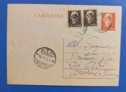 1945 intero postale turrita - 1945, c