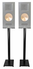 Coppia supporti diffusori in acciaio nero 37" per coppia diffusori da libreria Klipsch RB-81