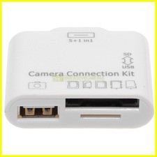 Adattatore Apple Camera connection Kit 5+1 1 collegamento USB, lettore schede SD