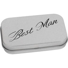 'Best Man' Scatola di latta /