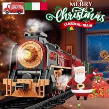 Trenino Treno Elettrico giocattoli regalo Bambino Babbo Natale Feste Natalizie