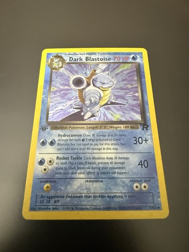 Pokemon vintage dark blastoise - pokemon,
