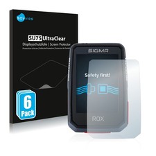 6 Pezzi Proteggi Schermo per Sigma ROX 2.0 Pellicola Protettiva Protezione