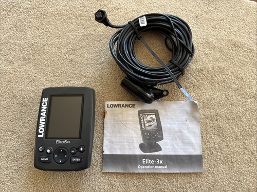 Lowrance elite fishfinder - lowrance, elite-3x
