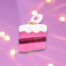 Glitter Purple Cake Hanging