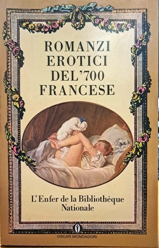 Libro romanzi erotici - erotici, '700