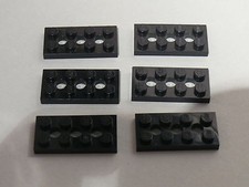 Lego 1 x 6 black technic plate