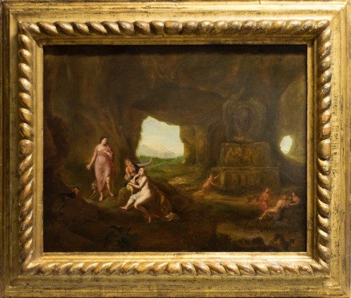 Dipinto antico xvii secolo - dipinto,